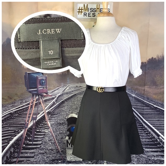 J. Crew Dresses & Skirts - NICE J CREW BLACK PLEAT BUS CAS MINI SKIRT